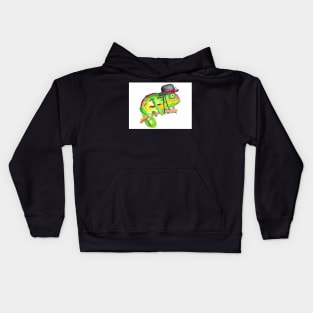 Karma Chameleon Watercolor Kids Hoodie